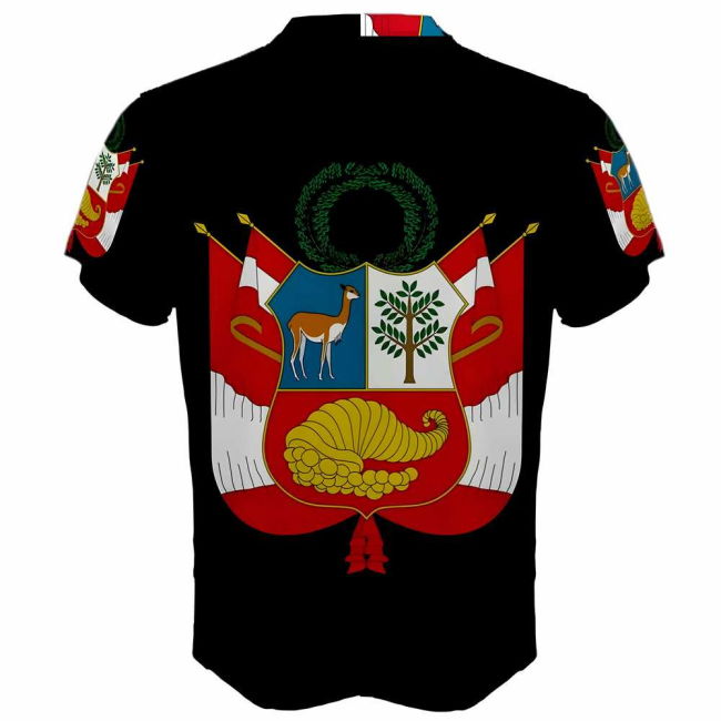 Professional Peru Coat Of Arms Sublimated Sports Jersey