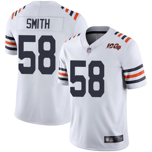 NFL CHI Bears #58 Roquan Smith White Limited Jersey - High Quality