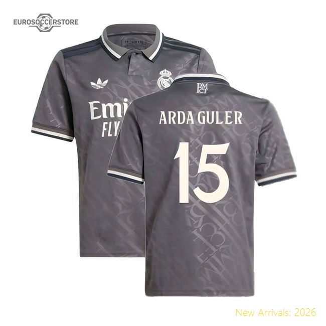 Real Madrid Third Elite Jersey Kids) (arda Guler Durable