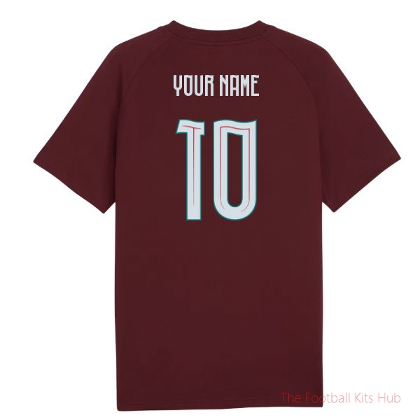 [JED] 2026/27 Portugal TECH Pocket Tee (Ruby) (Your Name)