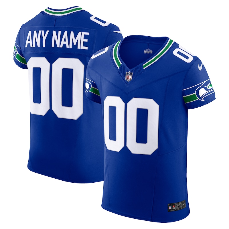 None  Seattle Seahawks Vintage Replica Jersey for NFL Fans