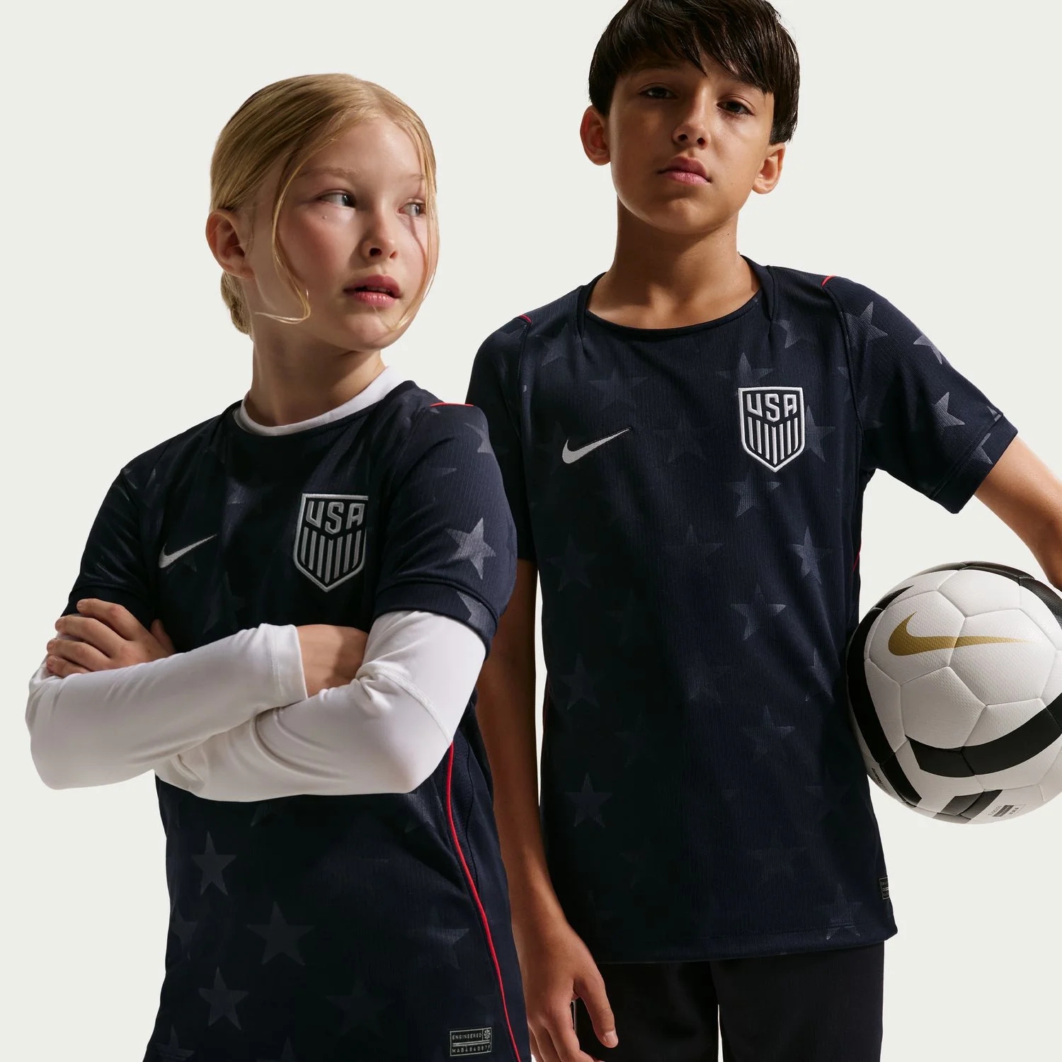 USA 2026 Away Youth Jersey - Obsidian Star Edition Kit