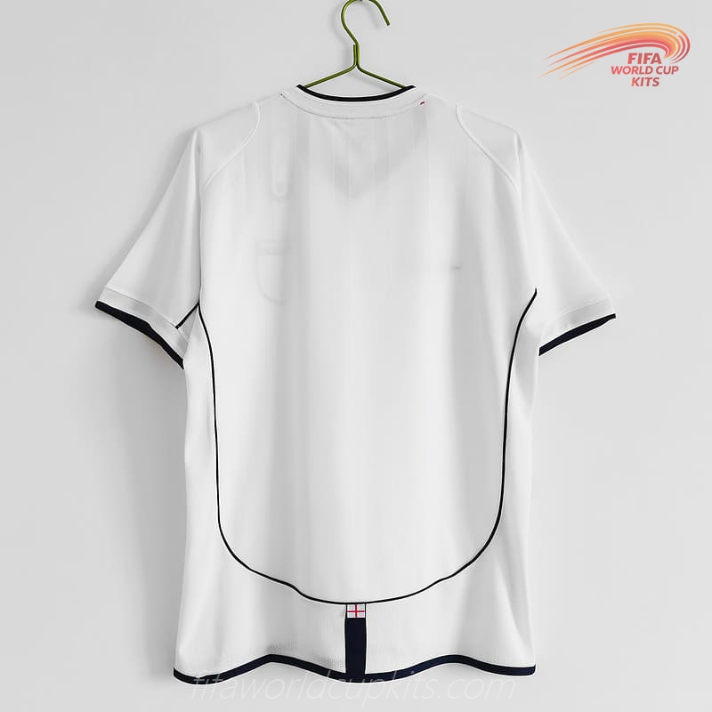 Main Football Jersey of England year 2002 WC Finals