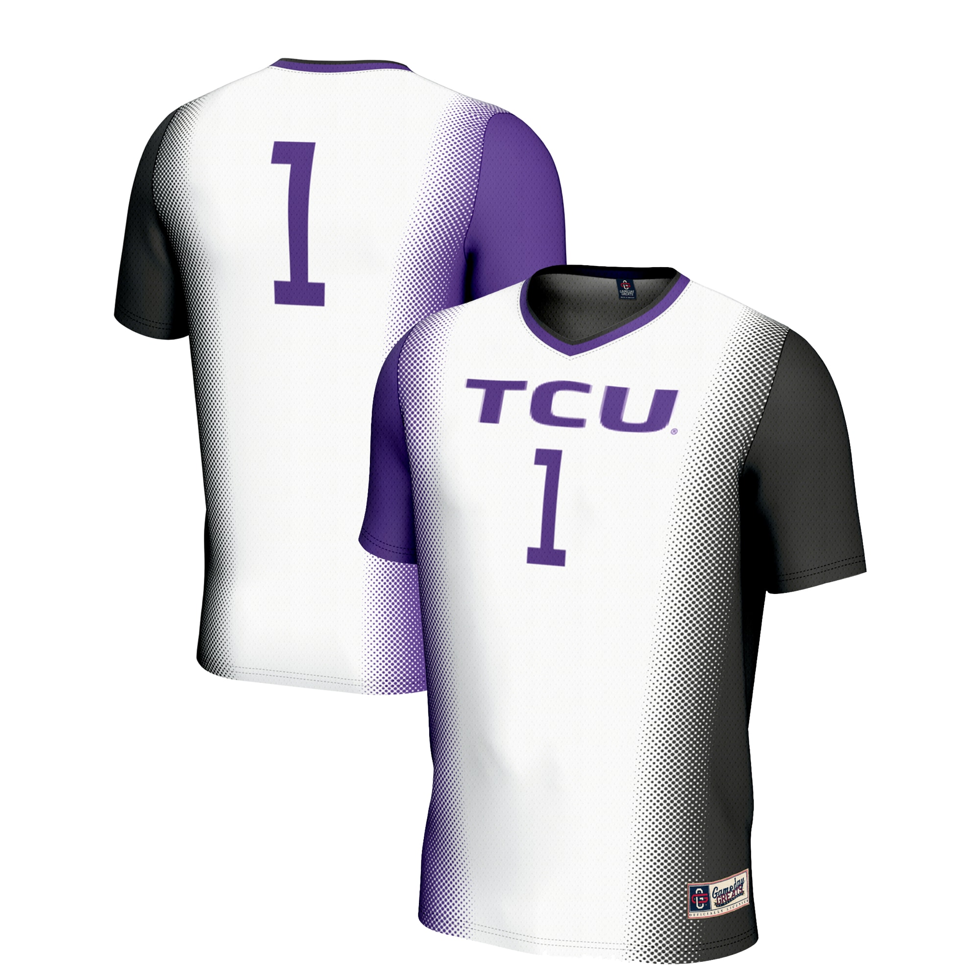 [LK] TCU Horned Frogs GameDay Greats Youth Lightweight Women's Soccer Jersey - White