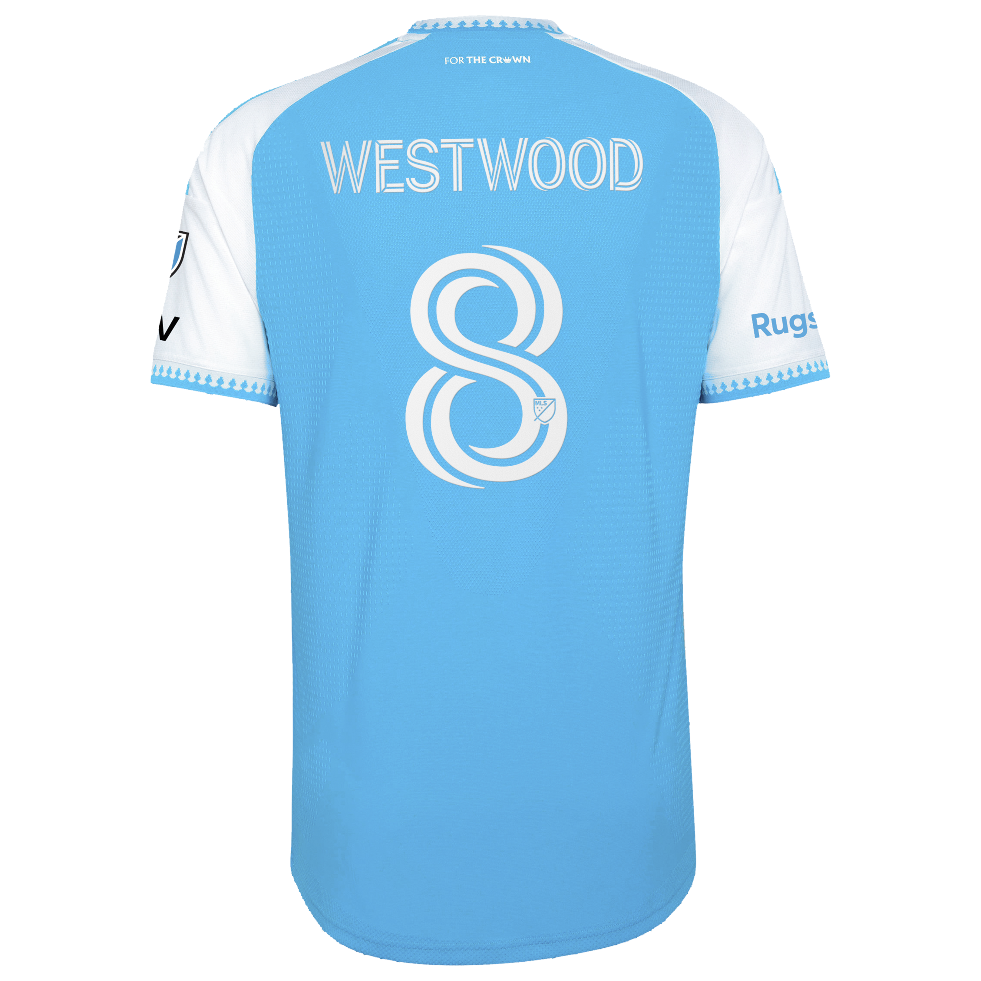 [LK] Ashley Westwood Charlotte FC 2026 Carolina Kit: Crowns Up On-Field Authentic Patch Jersey - Blue