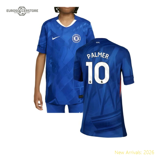 2025-2026 Chelsea Kids Hypoallergenic Palmer Jersey Performance Fabric