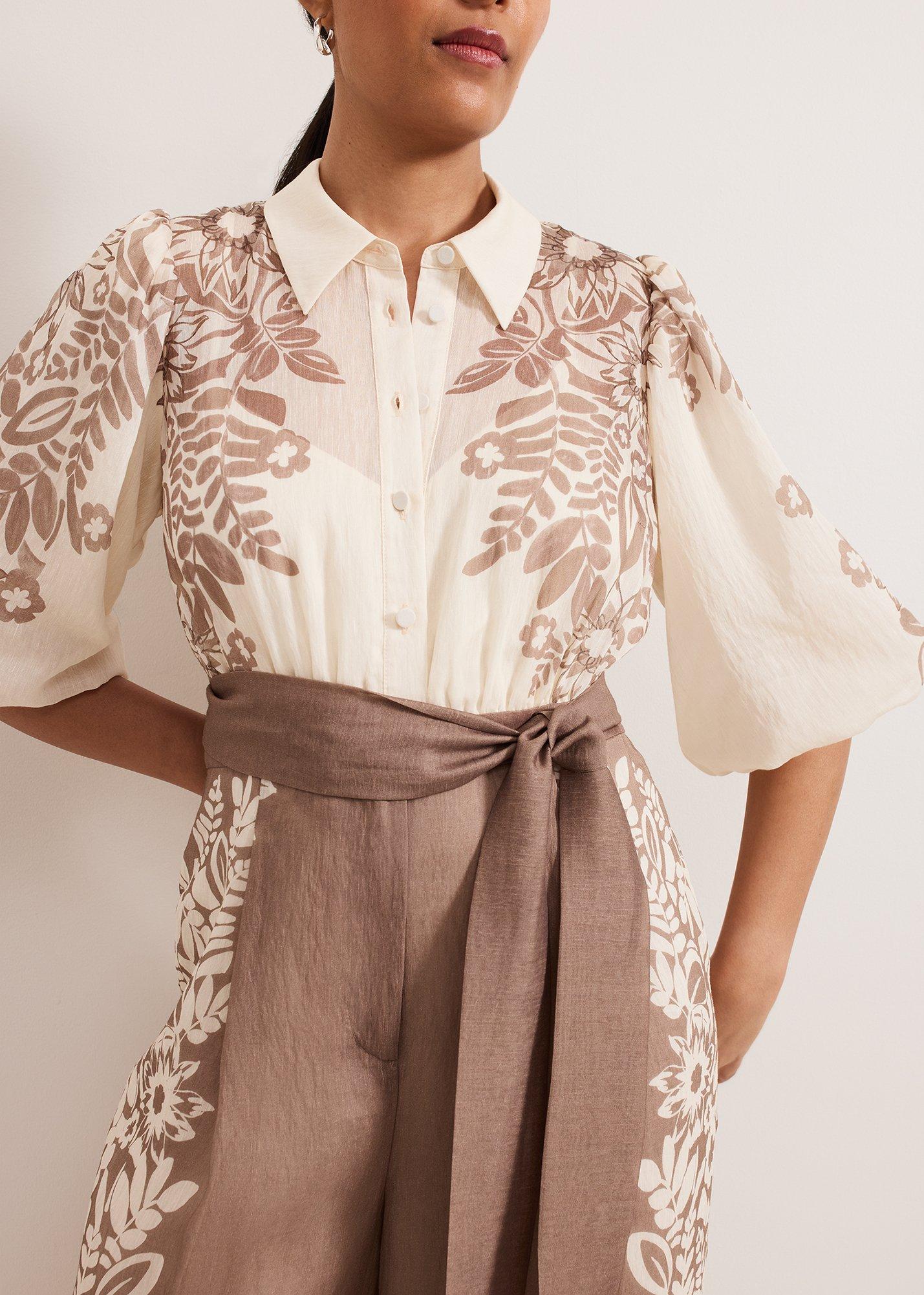 Petite Lilja Placement Floral Jumpsuit