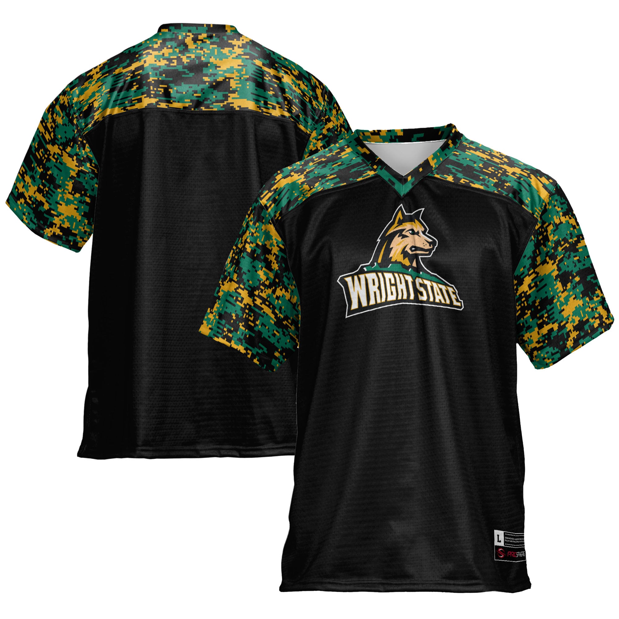 Men's Black Wright State Raiders Football Jersey