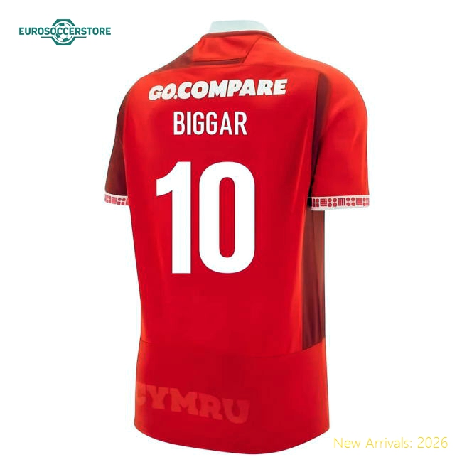 Wales Children 2025 Home Jersey Shirt Football Fan Game Day Supporter Collection