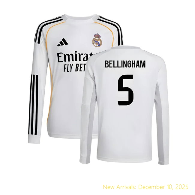 2025-2026 Real Madrid Home - Moisture Wicking - Atletico Madrid