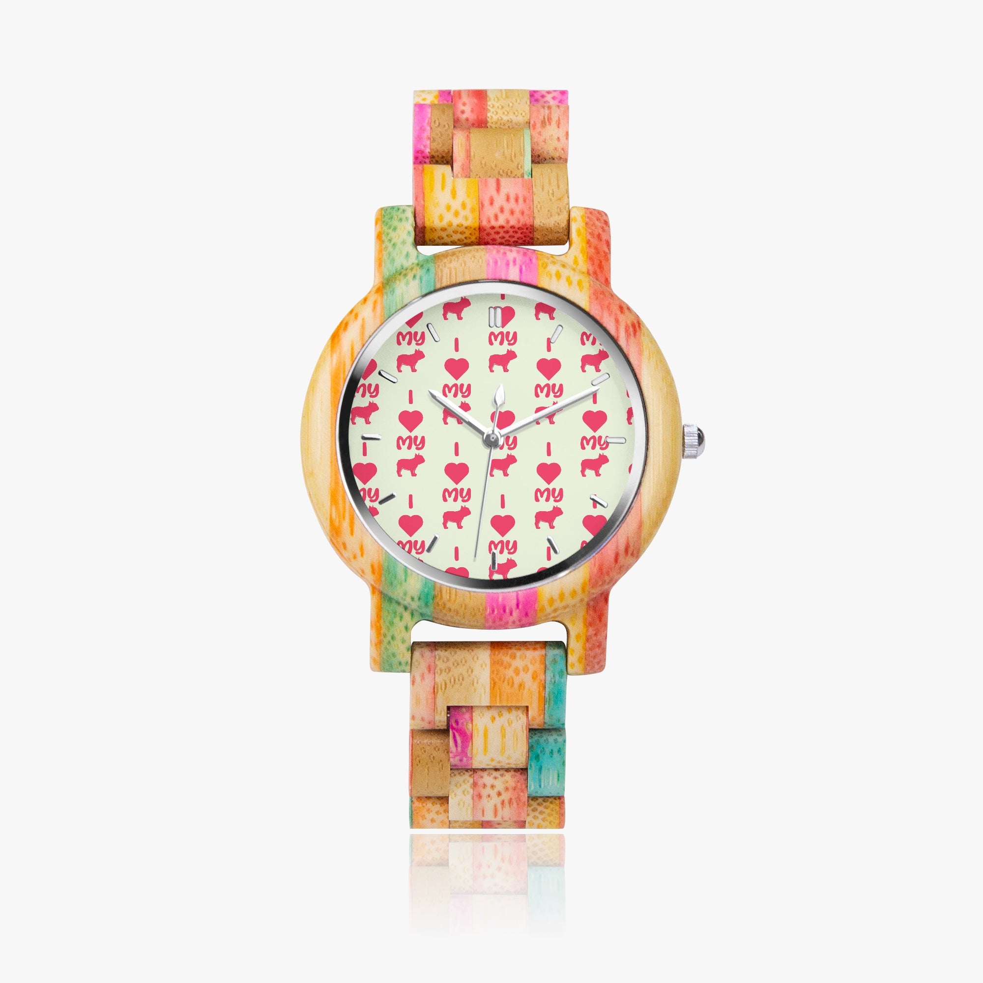 Alexandre - Stylish Wooden Watch for Frenchie Lovers
