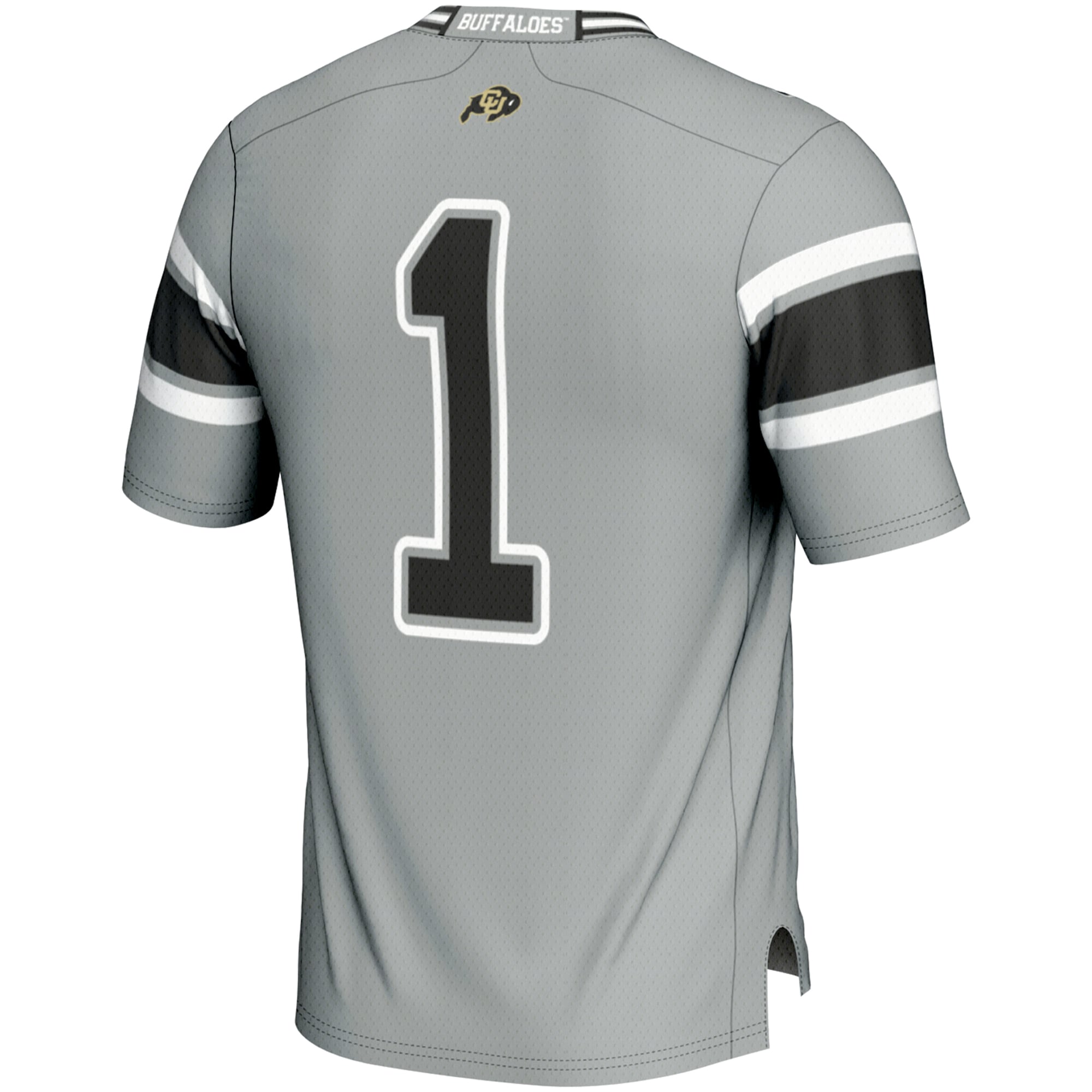 Men's #1 Gray Colorado Buffaloes Endzone Football Jersey