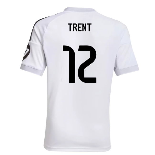 2025-2026 Real Madrid Home Shirt (Kids) (Trent 12) - Match Day Read...