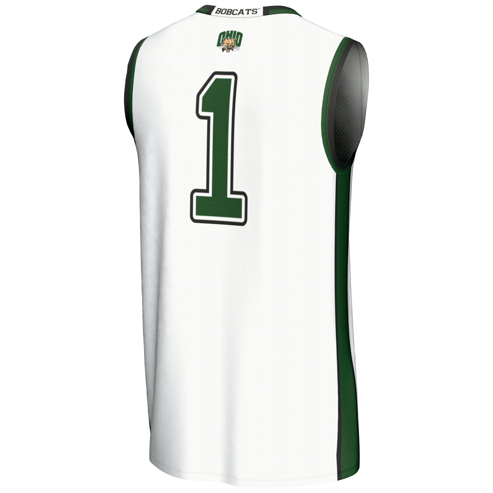 [NJP] Ohio Bobcats GameDay Greats Youth Lightweight Basketball Jersey - White
