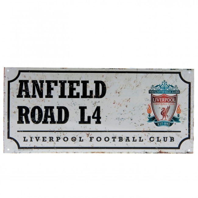 Liverpool FC Retro Street Sign (Match Day)
