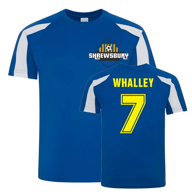 Shaun Whalley Shrewsbury Sports Training Jersey (Blue) | Fan Favorite