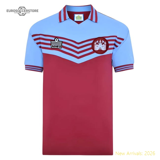 West Ham United 1980 Admiral Retro Shirt In Multiple Youth Sizes