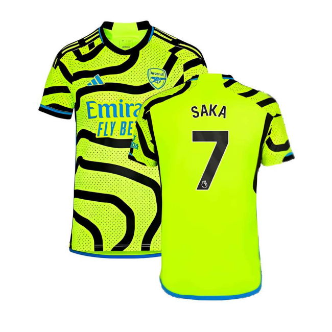 classic 2023-2024 Arsenal Away Shirt (Kids) (Saka 7)