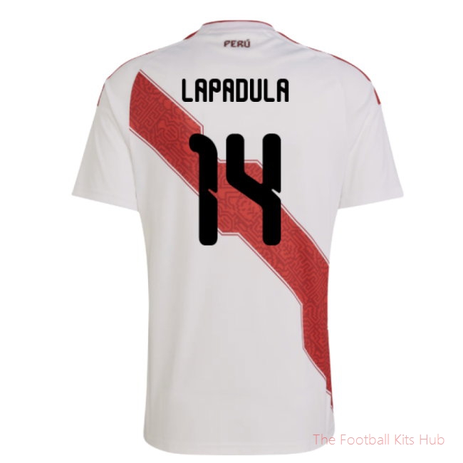 [LK] 2026/27 Peru Home Shirt (Lapadula 14)