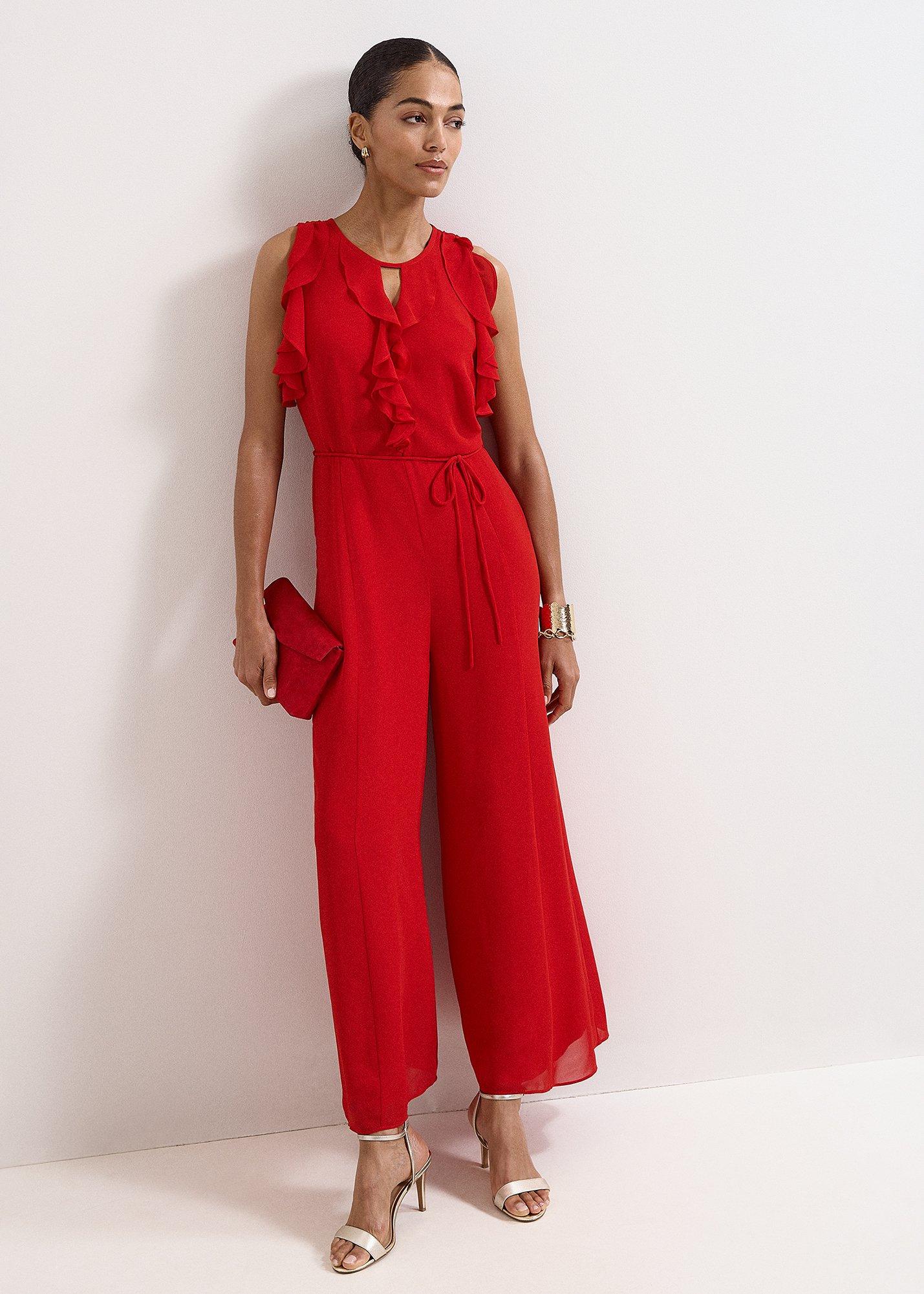 Rachel Red Jumpsuit