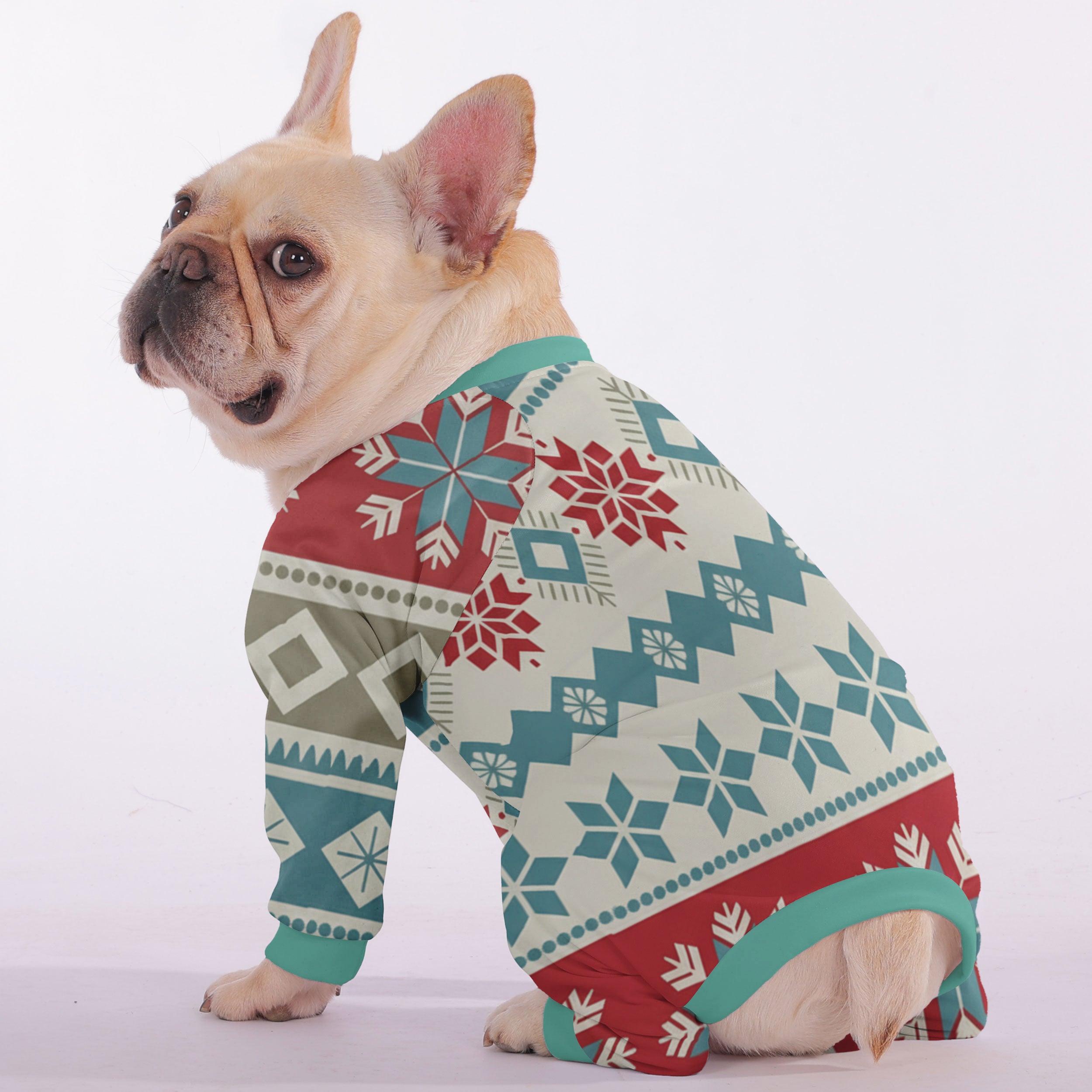 French Bulldog Christmas Frenchie Pajama Practical Pet Supply