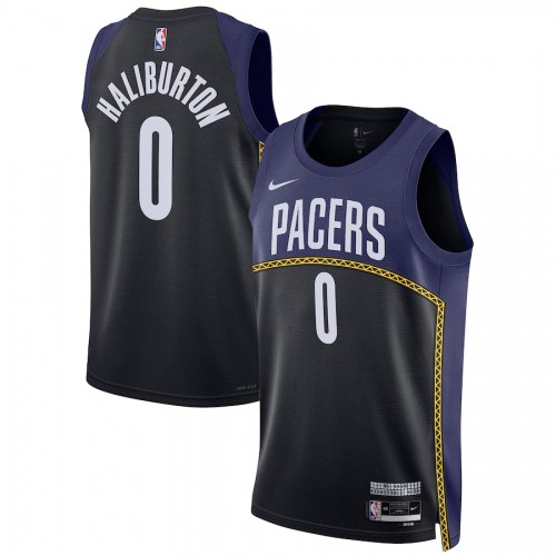 Blue Nike Indiana Pacers #0 Pacers Jersey - Performance Fabric