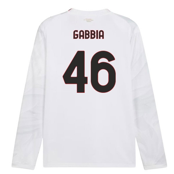 [WSG] 2026 2027 AC Milan Long Sleeve Shirt Away Uniform (Gabbia 46)