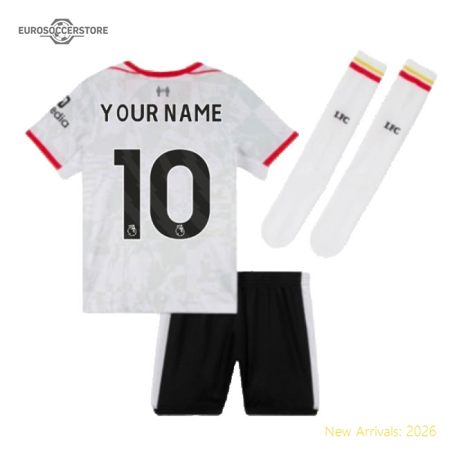 Child-friendly Liverpool Mini Jersey 2024-2025 Machine-washable