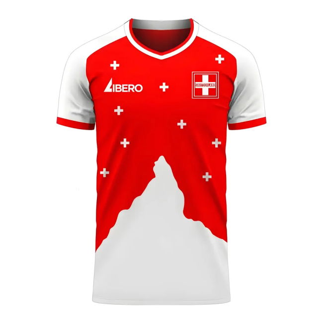 Match Worn Style Switzerland Top Level Home Pro Level Shirt (Baby)