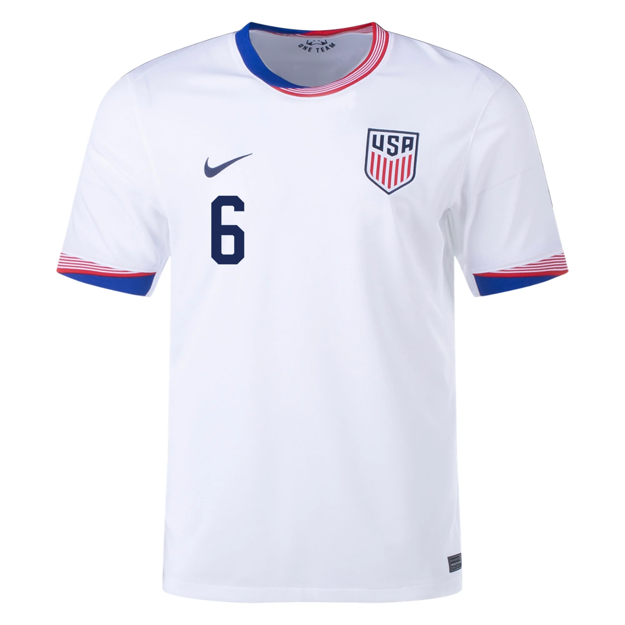 USA 2024-2025 Home Soccer Jersey –  Edition S