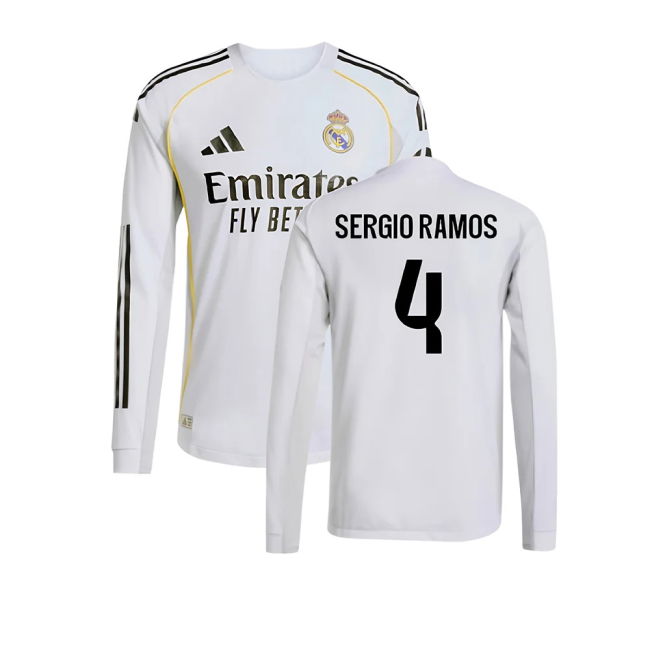 Real Madrid Club Team Fan Shirt - Adults Version (Sergio Ramos 4)