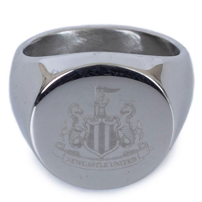 Newcastle United FC Round Signet Ring Small