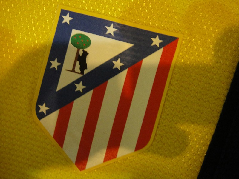 Advanced Fabric 13-14 Atletico Madrid Away Yellow ShirtPlayer Version