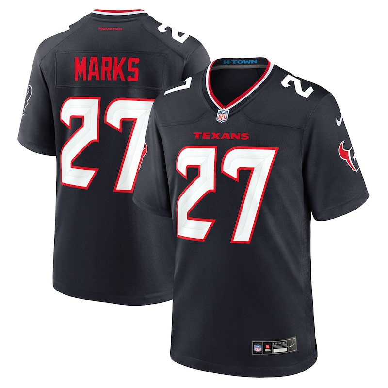 None Woody Marks Record-Breaker HOU Texans Affordable Jersey
