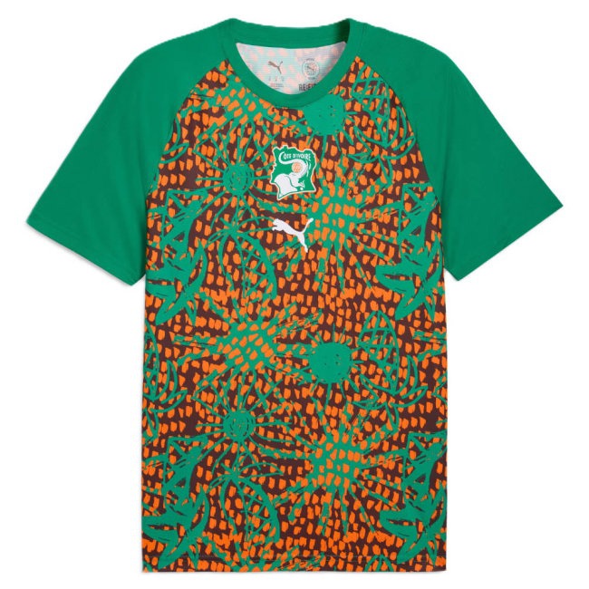 [DDJ] 2026-2027 Ivory Coast Warm Up Jersey (Sport Green) (Bonny 9)