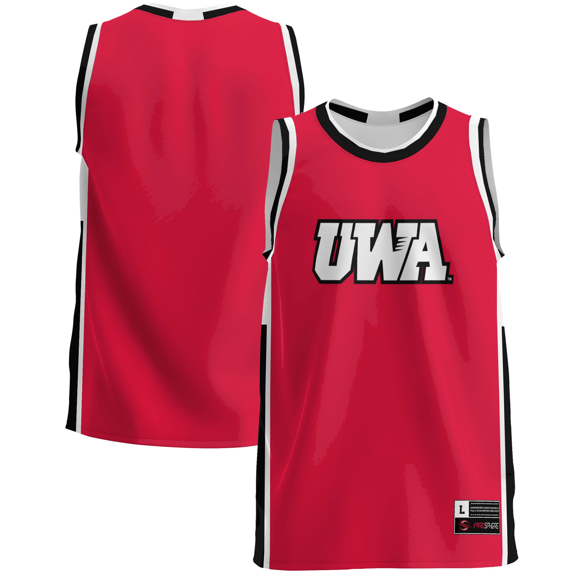 [DDG] Women's West Alabama Tigers GameDay Greats Lightweight Basketball Jersey - Red