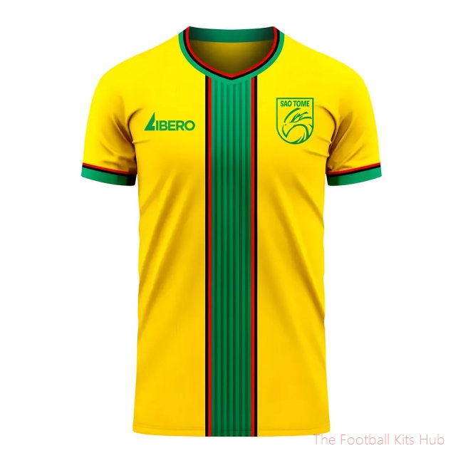 Sao Tome and Principe 2020-2021 Home Concept Football Kit (Libero) - Womens