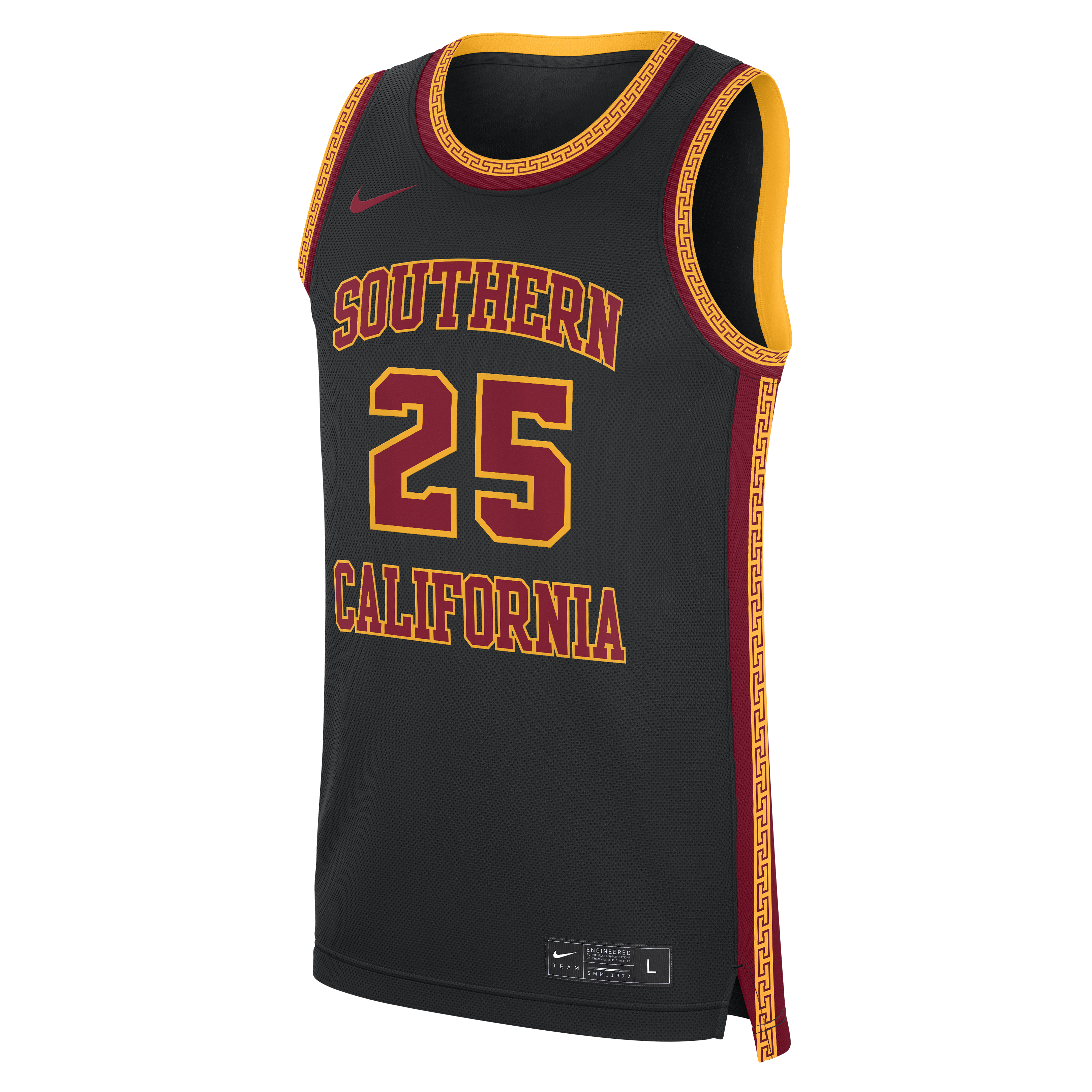 [DDG] USC Trojans Alternate Replica Basketball Jersey - Black