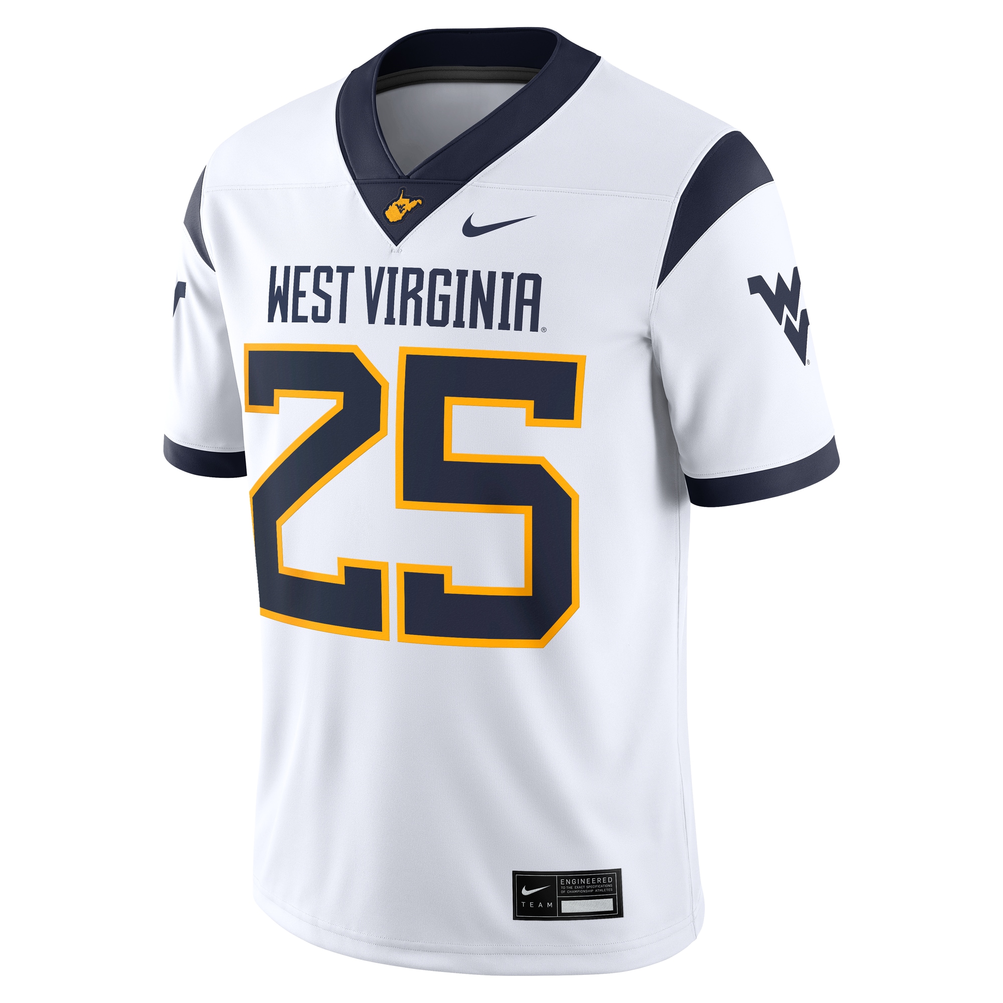 [DDG] West Virginia Mountaineers Limited Away Game Jersey - White