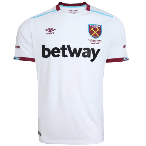 Performance Driven West Ham United Away 201617 Soccer Jersey Shirt