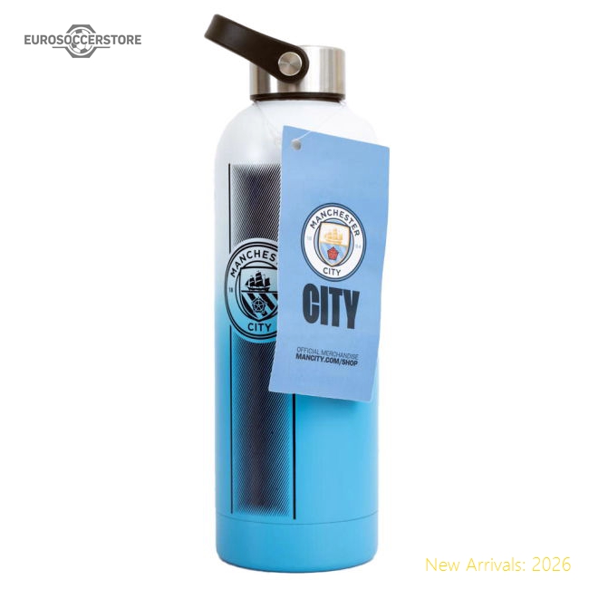 Authentic Manchester City Fc Chunky Thermal Bottle - Premium Quality