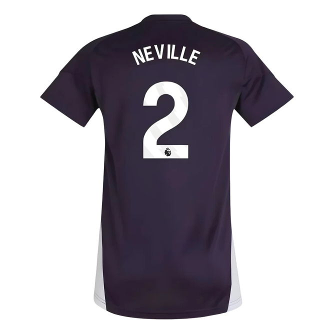 2025-20 Man Utd Training Jersey Neville #2 L M Women S