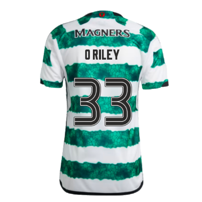 Genuine Glasgow Celtic Home Uniform O Riley #33 Official Merchan (v9)