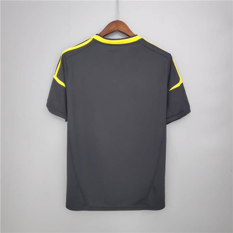 Moisture Wicking 1213 CHELSEA RETRO THIRD BLACK SOCCER SHIRT JERSEY