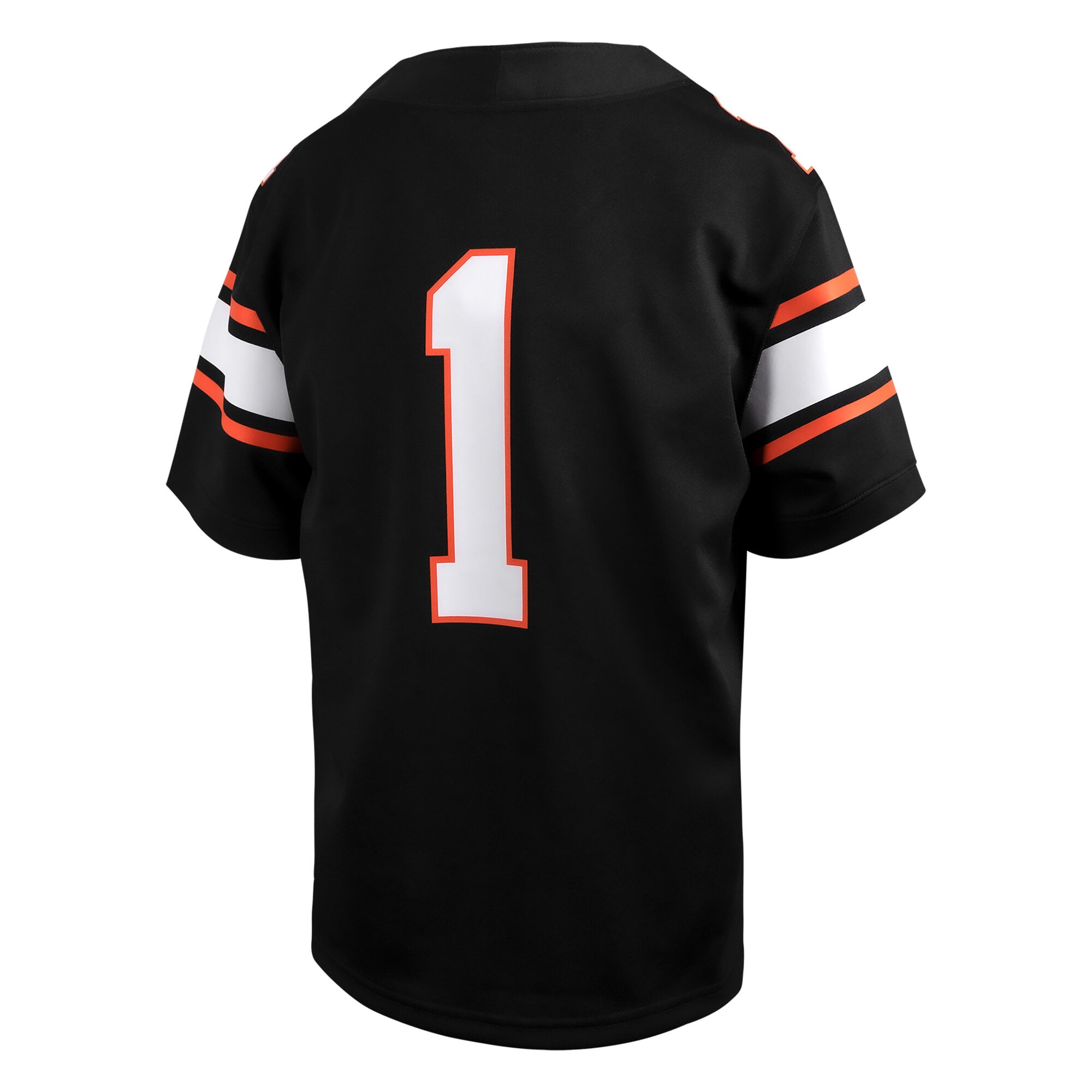Youth #1 Black Oklahoma State Cowboys Alternate Game Football Jersey