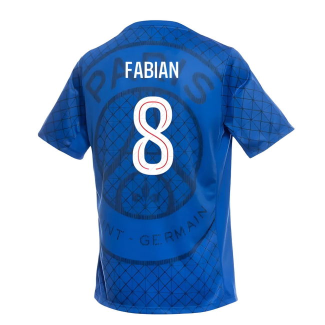 2025-2026 PSG Home Premium Shirt (Royal) Durable Stitching