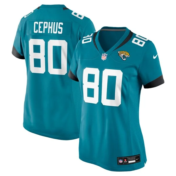 None Joshua Cephus Game Jersey - Teal | NFL Player Jersey | NFL Footba