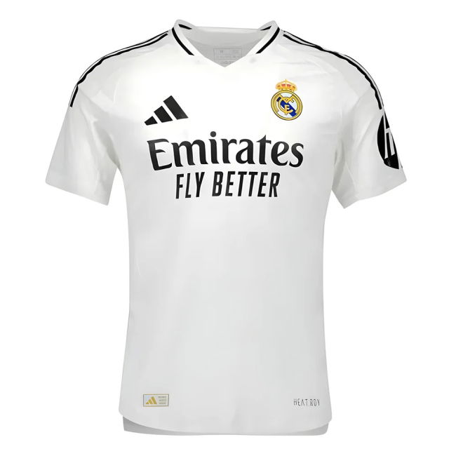 2024-2025 Real Madrid Home Football Shirt Reinforced Seams