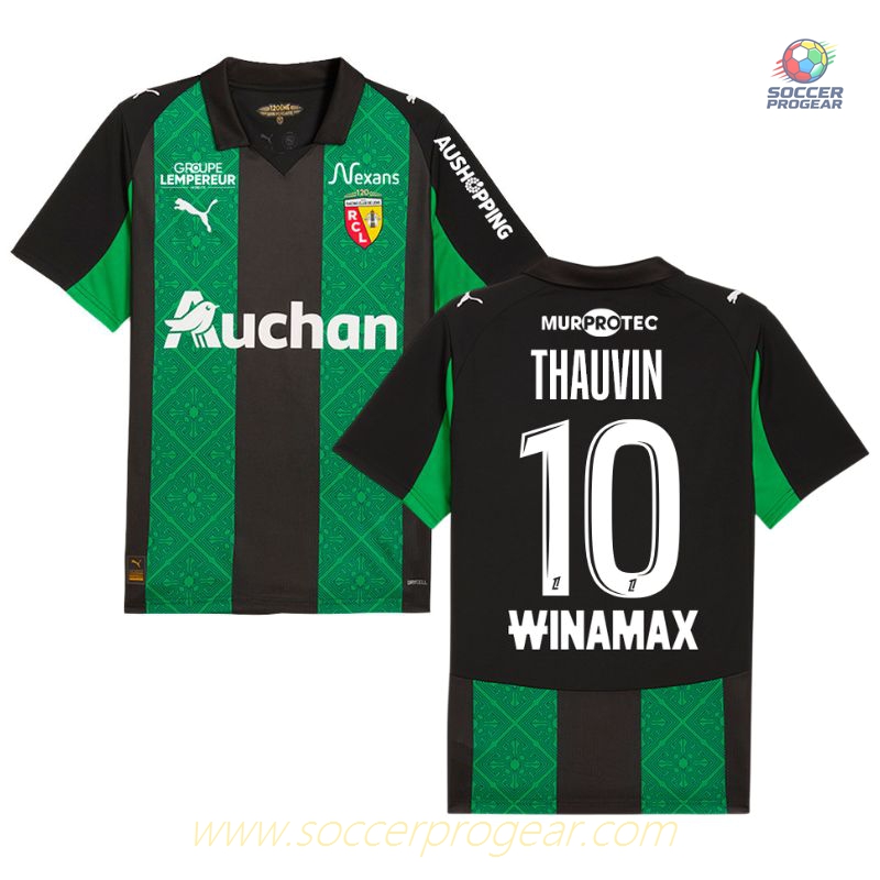 RC Lens Away Soccer Football Shirt 2025-26 Edition Thauvin