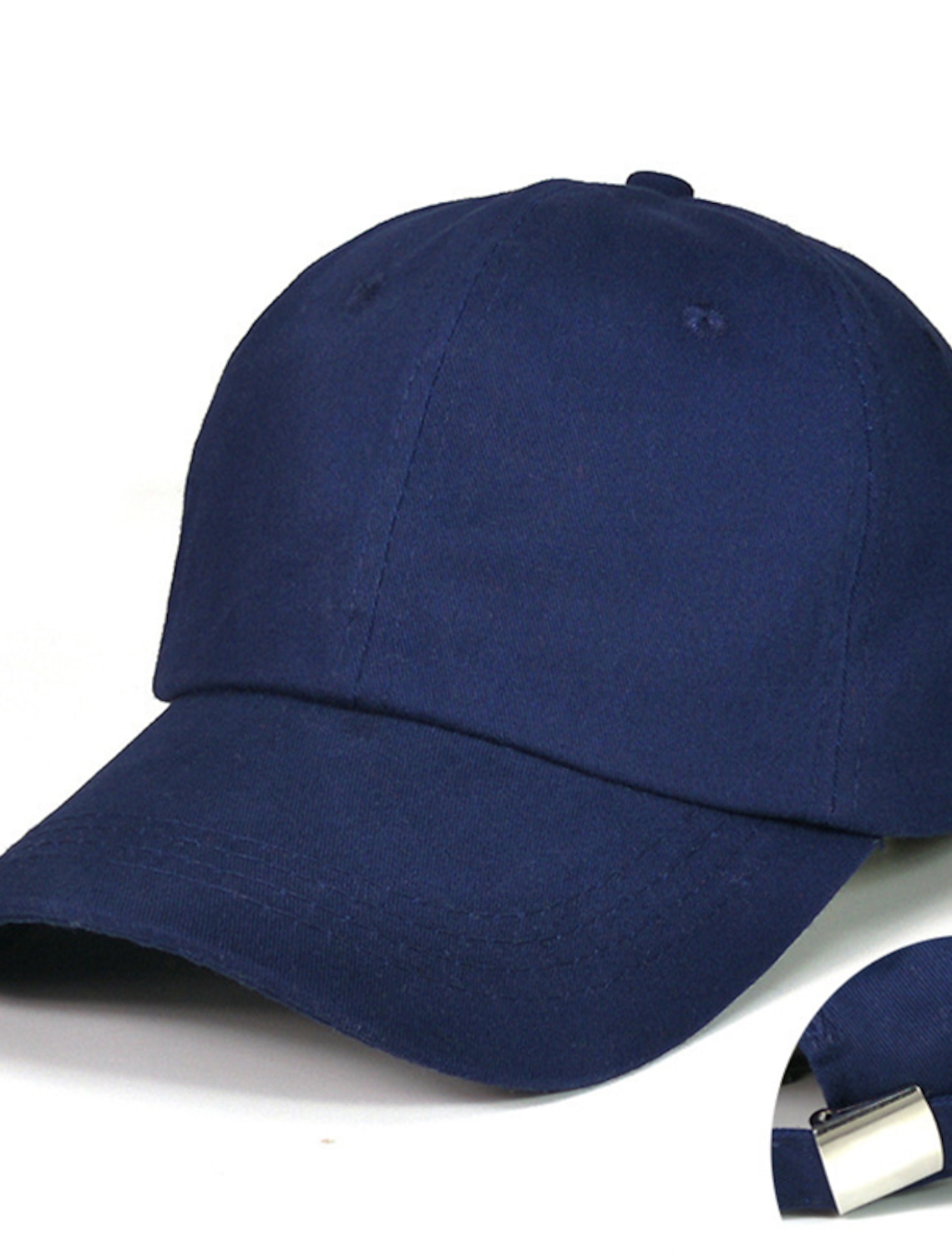 Men's Baseball Cap Black White Cotton Streetwear Stylish Casual Daily Outdoor clothing Holiday Plain Sunscreen